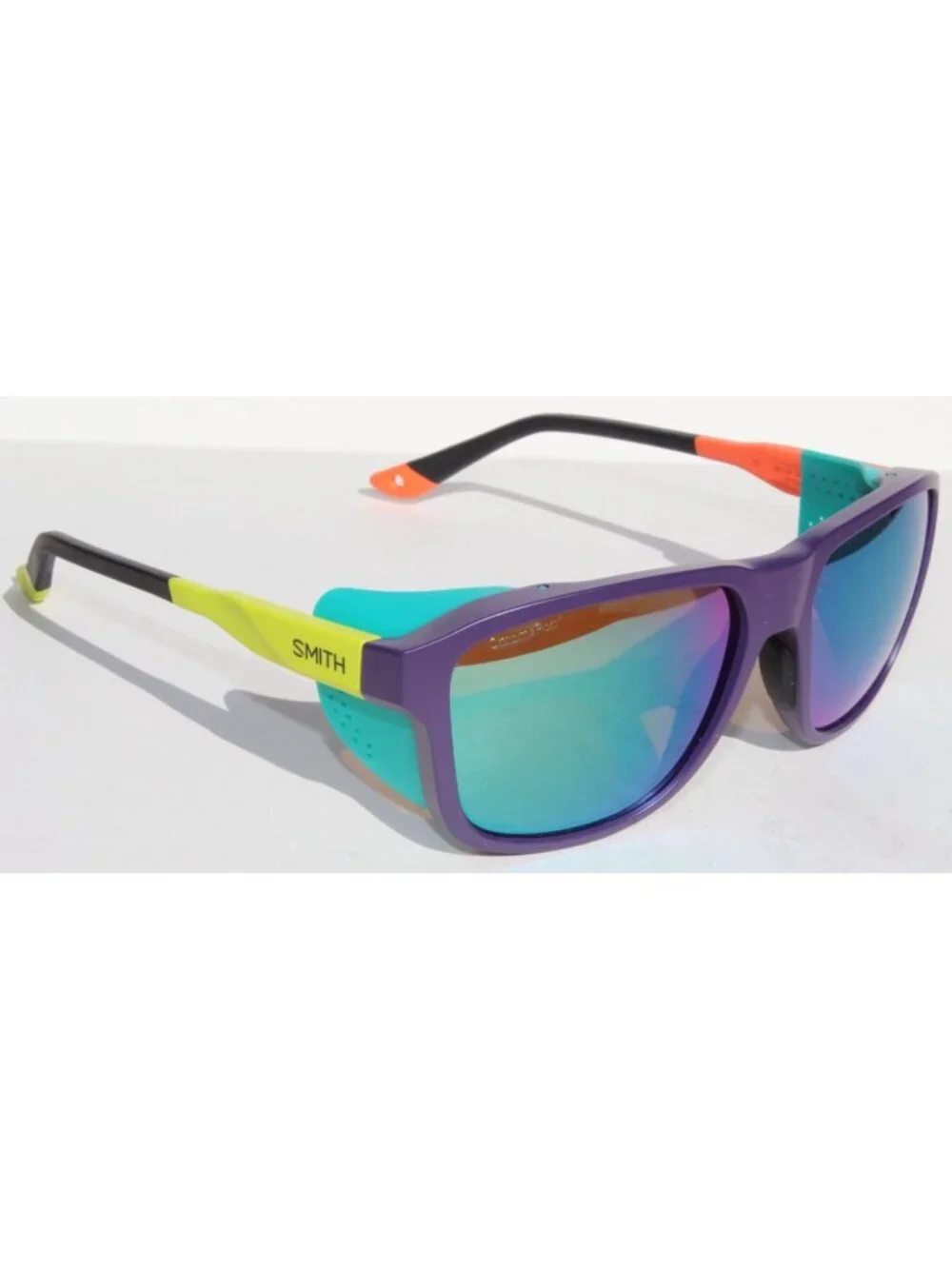 SMITH OPTICS Embark Glacier Sunglasses Purple Cinder Hi Viz/ChromaPop Opal $237 - Picture 2 of 10